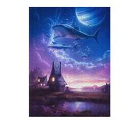 52x38cm/1000pcsPuzzles pour Adolescents Mystical Worlds Puzzles pour Adultes - Jeu De Réflexion - Décoration Intérieure - Difficile Et Stimulant 52x38cm/1000pcs