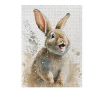 52x38cm/1000pcsPuzzles pour Adolescents Rabbit Watersketch Drawing Puzzles pour Adultes : Analyse Et Logique du Jeu Pratique pour Anniversaire, Noël 52x38cm/1000pcs