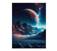 52x38cm/1000pcsPuzzles pour Adultes Moon Blue Puzzles pour Adultes À Monter Soi-même - Jouets De Précision - Cadeaux Uniques pour Un Anniversaire Ou Noël 52x38cm/1000pcs