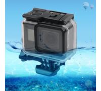 (#53) 45m Waterproof Housing Protective Case + Touch Screen Back Cover for GoPro NEW HERO /HERO6 /5, (Transparent)