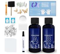 53 Pièces Cyanotype Kit, Kit Cyanotype Complet Pour Projets de Bricolage