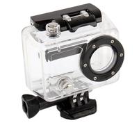(#53) Side Opening Housing Protective Case for GoPro HERO2 Camera (Black + Transparent)