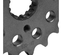 530 chaîne 14T 15T 16T 17T 18T 20Crmnti Sprocket avant compatible avec ZZR500 ZZR600 ZX600 Modèles 1990-2004 convient au VN800 et à des motos similaires(15T)