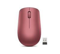 Lenovo Souris sans fil 530 – Ambidextre, Nano USB, PC & portables Windows – Rouge cerise