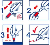 5300 Marqueur Acrylique Fin - Bleu Pastel - 1 Feutre Acrylique Imperméable - Pointe Ronde Fine 1-2 Mm- Peinture Acrylique Pour Peindre Sur La Toile, Le Papier Kraft, Le Bois Et La Pierre, Unité
