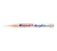 edding Marqueur acrylique fin E-5300 – imperméable – pointe ronde 1–2 mm – beige chaud