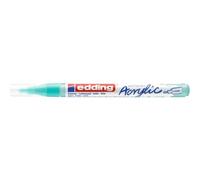 Edding 5300 Marqueur acrylique fin - tuquoise - 1 feutre acrylique imperméable - pointe ronde fine 1-2 mm- peinture acrylique pour peindre sur la toile, le papier kraft, le bois et la pierre