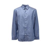 5302AR camicia uomo SELECTED HOMME man SLIM denim shirt blue