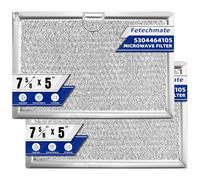 5304464105 Lot de 2 filtres à graisse pour micro-ondes compatibles avec four à micro-ondes Frigidaire Remplace 5304517871 AP6809087 Fetechmate