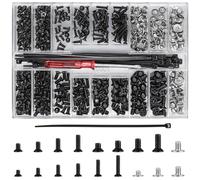 531 Pièces Vis M2 M2,5 M3 à Tête Plate Cruciforme pour PC Portable | Compatible avec HP Dell Samsung Sony Lenovo, pour PC, SSD, boîtier, réparation et remplacement