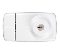 532979 7025 W Verrou supplémentaire de porte avec cylindres externe et interne Blanc
