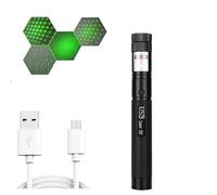 532nm, portée 10 miles, rechargeable, interrupteur momentané, compact pour présentation ou outdoor