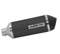 Arrow Urban Aluminium Dark With Dark End Cap Piaggio Medley 125/150 Abs ´20-23 Homologated Muffler Argenté Homologated