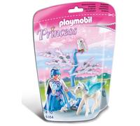 5354 - Playmobil Princess - Princesse Hiver Avec Poulain Ailé Blanc