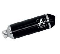 Arrow Urban Aluminium Dark With Dark End Cap Honda Pcx 125 ´21 Homologated Muffler Argenté Homologated