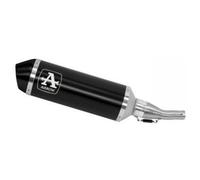 Arrow Urban Aluminium Dark With Dark End Cap Yamaha X-max 300 / Tricity 300 ´21-22 Homologated Muffler Argenté Homologated