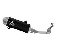 Echappement complet homologue Arrow Urban aluminium noir Honda SH150 2024-2025