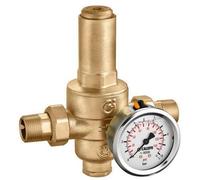 536055 Réducteur de pression de 05 à 6 bar 3/4” raccord manomètre 1/4” F CALEFFI