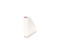 Leitz Porte-Revues, A4, Blanc/Rose Métallisé, WOW Dual, 53621023