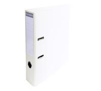 Exacompta Classeur à levier PVC Premium – dos 70 mm – blanc