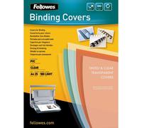 [5380001-5] Fellowes Lot de 5 Paquets de 25 Couvertures PVC A4 0,18 mm Transp...