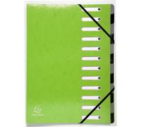 [53923E] Exacompta Trieur Harmonika 12CP Iderama vert anis