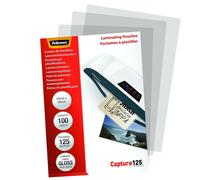 Fellowes laminating pouches capture 125 micron - pack de 50 - brillant