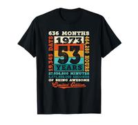 53e Anniversaire 53 Ans 636 Mois d'être génial né 1973 T-Shirt