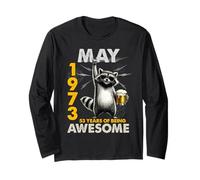 53rd Birthday Raccoon Beer May 1973 Vintage 53 Years Old Manche Longue