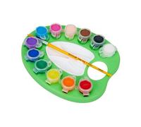 Crayola Peinture pour loisir 54-1066 - Set gouaches lavables 12 couleurs avec pinceau