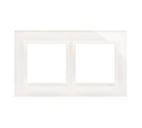 54 CADRE EN VERRE PERLE BLANC NATUREL 2X PREMIUM 54 DRN2/70