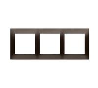 kontakt-simon Simon 54 5902787827076 Cadre 3 Voies Premium Marron Mat DR3/46