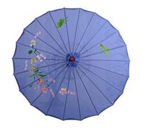 54 cm Chinois en Bambou Papier Parasol Parapluie,Vennisa Classique Mariage Tournage Parasol Fait à La Main Ombrelle Mariage Parasol Mariage Décor Danse Photo Cosplay Prop (E)