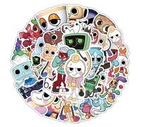 54 Dandys Autocollants, Figures Mignonnes Autocollant Imperméable, Jeux Dandys Worlds Vinyle Pour Mug, Skateboard, Livre