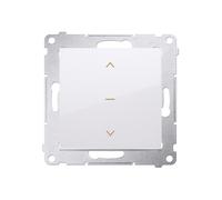 Simon Interrupteur volet roulant DZW1K.01/11 10 A 250 V Plastique IP20 Blanc