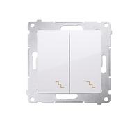 Connecteur d'escalier double rétroéclairé Simon 54 DW6/2L.01/11