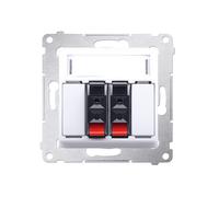 54 MODULE BLANC PREMIUM HIFI HAUT PARLEUR FEMELLE DGL32.01/11