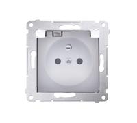 Kontakt-Simon DGZ1BZ.01/11A Prise de courant en plastique IP44 Blanc 250 V 84 mm 45 mm
