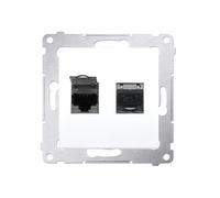 54 MODULE BLANC PRISE ORDINATEUR 2X UAE PREMIUM 54 D62E.01/11
