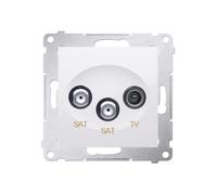 54 MODULE BLANC TV-2XSAT PRISE 1DB PREMIUM 54 DASK2.01/11