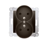 54 MODULE BRONZE MAT PRISE 2X Z/U AVEC PREMIUM 54 DGZ2MZ.01/46