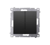Double bouton fidèle sans pictogramme Simon 54 DP2.01/49
