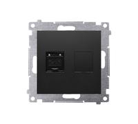 54 MODULE NOIR MAT PRISE ORDINATEUR 1X PREMIUM 54 D61.01/49