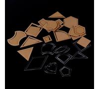 54 Pièces/Ensemble Quilter Style Outil Tissu Pour Quilting Fournitures À La Main Mixte Modèles De Courtepointe Acrylique Bricolage Outil Pour Patchwork