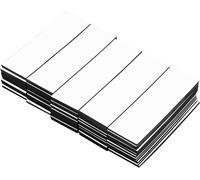 54 Pièces Étiquettes Magnétiques 80x30 Mm, Étiquettes Magnétiques Effaçables, Étiquettes Magnétiques Tableaux Blancs, Pour L'étiquetage, Aimants Réinscriptibles Pour Réfrigérateurs