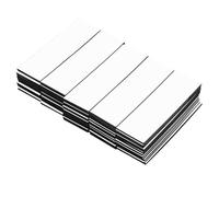 54 Pièces Étiquettes Magnétiques 80X30 mm, Étiquettes Magnétiques Effaçables, Étiquettes Magnétiques Tableaux Blancs, pour L'étiquetage, Aimants Réinscriptibles pour Réfrigérateurs