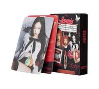 54 pièces Photocards Lisa Jennie Jisoo Rose Min Card Kpop Photocard Set Cadeau d'anniversaire pour les fans A09