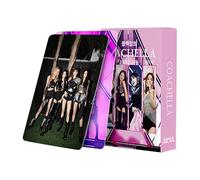54 pièces Photocards Lisa Jennie Jisoo Rose Min Card Kpop Photocard Set Cadeau d'anniversaire pour les fans A04