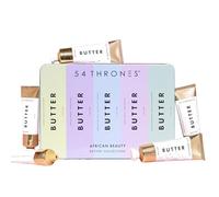 54 Thrones Oprah's Favorite Things : African Beauty Butter Collection Deluxe Tin - Soutien intensif de la peau sèche, beurre corporel hydratant pour femme, retient l'humidité, lot de 5 pièces, 48,2 g