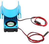540 /550 Moteur Twin Cooling Fan Cooler with for 1/10 scale electro -RC -Auto blue